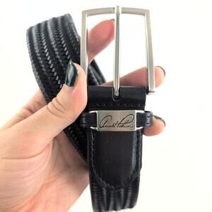 Arnold Palmer Bonded Leather Black Golf Belt Men's Size 36-38 9-BE04691AQ